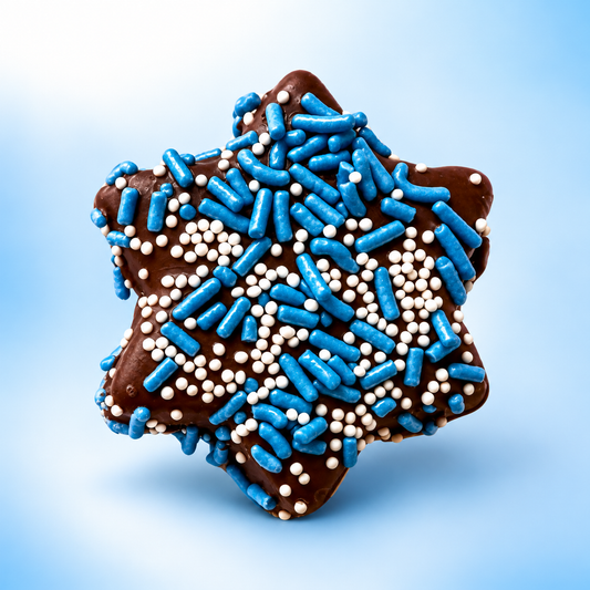 Happy Hanukkah Chocolate Fudge Truffles